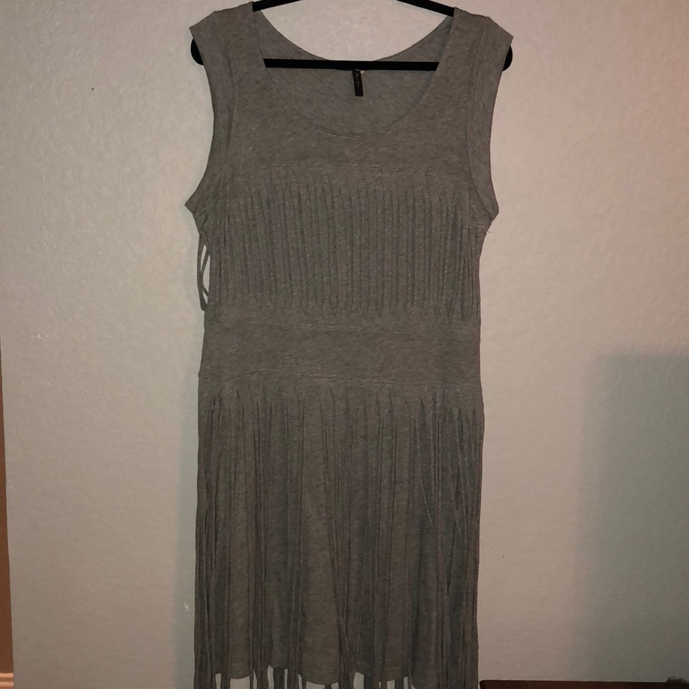 COPY - BcbgMax Azria fringe dress